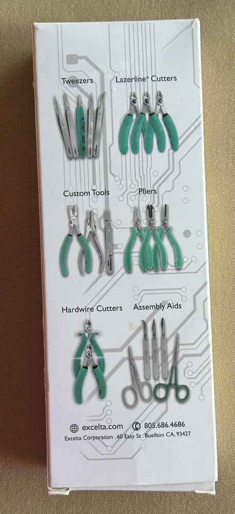 EXCELTA 159B-RTW PRECISION TWEEZERS w. replaceable tips - NEW