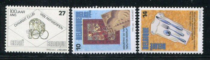 Belgium #1428-30 MNH