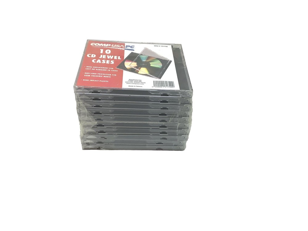 COMPUSA 10 Pack CD Jewel Cases