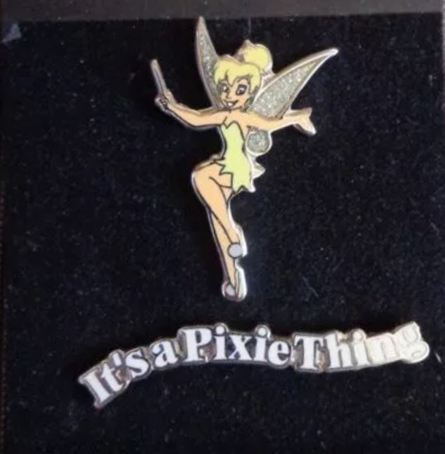 Tinker Bell Its A Pixie Thing 2 Pin Set Disney On Card