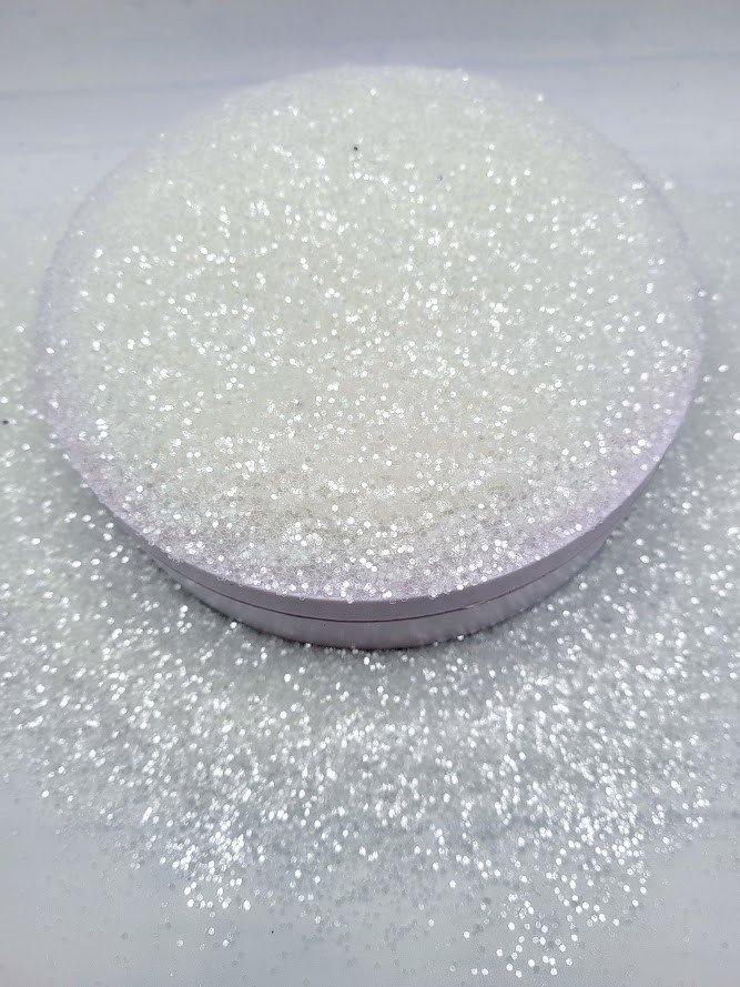 Fine White Glitter - Whipped 3 oz.