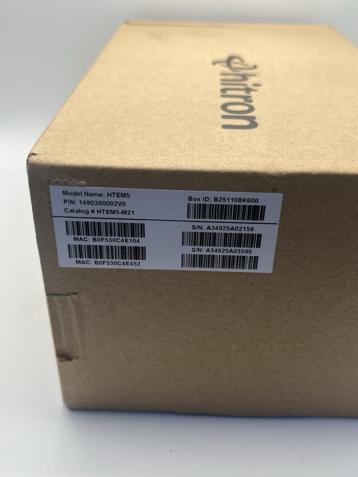 Hitron MoCA 2.5 Adapter for Ethernet Over Coax - Model # HTEM5-M21