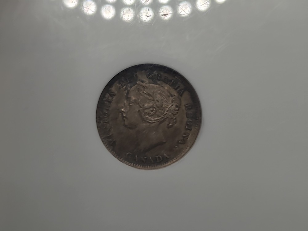 1899 Canada 5c Au55