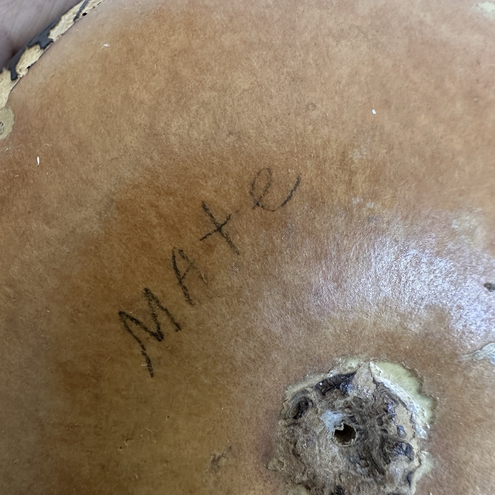 VTG Peruvian Storyteller Hand Carved Gourd Bowl 3.5 Inch Peru Folk Art Pictorial