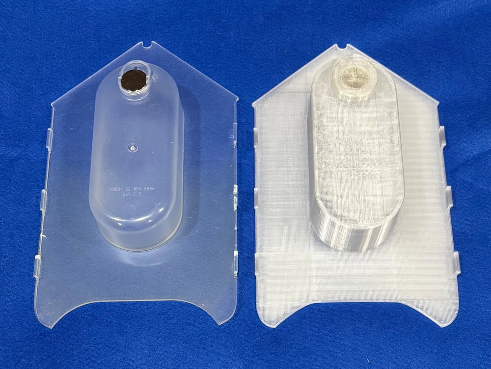 Translucent replacement camera housing. Compatible with the Bird Buddy Feeder