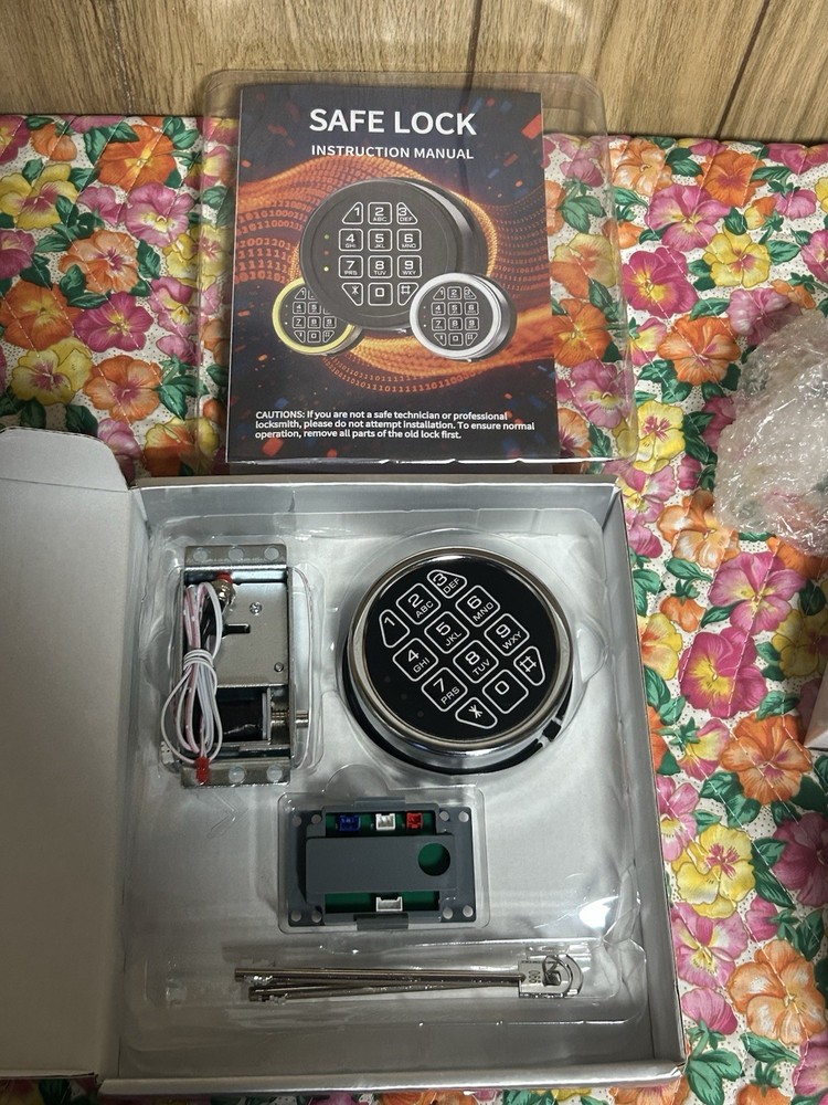 Gun Safe Lock with Programmable Electronic Keypad, Password Electromagnetic Lock