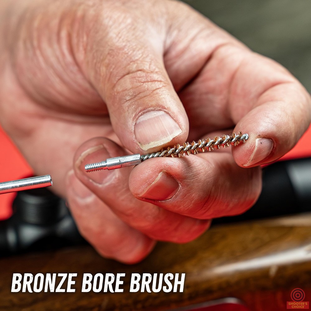 .17 Cal Sectional Rod Gun Cleaning Kit