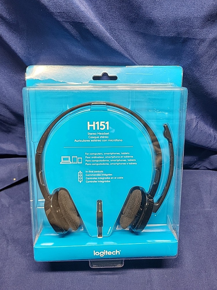 Logitech H151 Stereo Multi Device Headset with In Line Controls