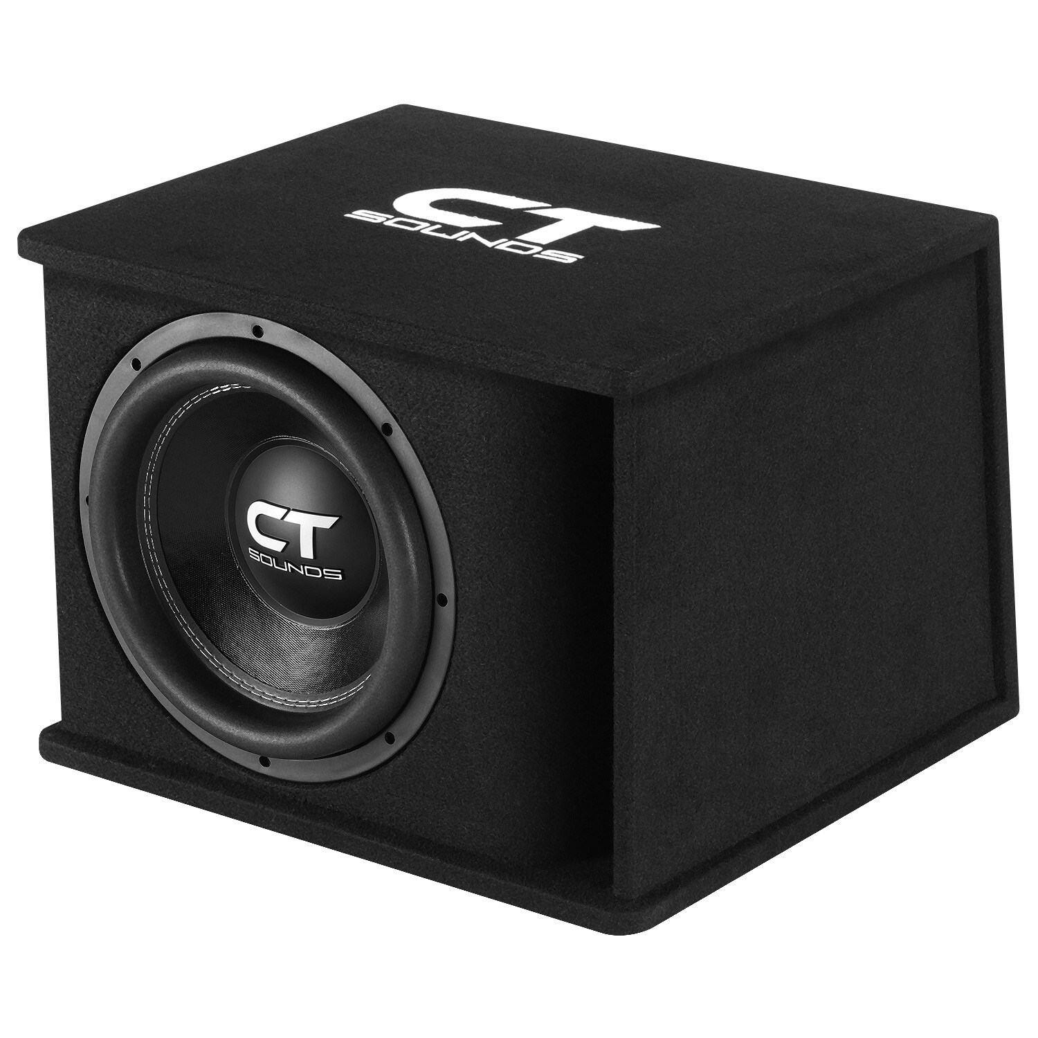 CT Sounds Single 12” 1300W Loaded Tropo Series Subwoofer Box - TROPO-1X12D2