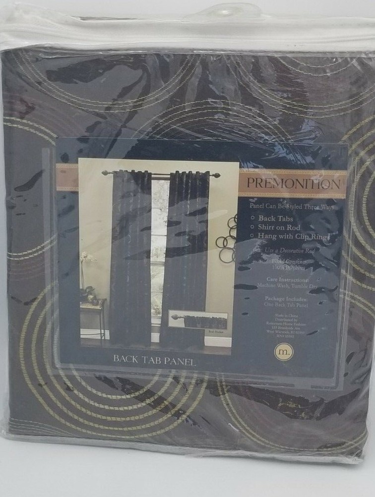 Premonition Back Tab Panel 52" W x 84" L NEW
