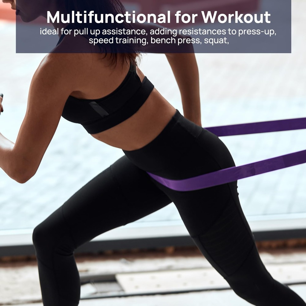Resistance Bands, Pull Up Assist Bands - Workout Eexercise 5 colors