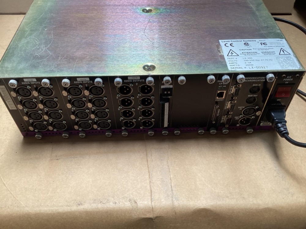 Meyer Sound LX-300 Matrix 3 Processor With Cards Error Codes Free Shipping