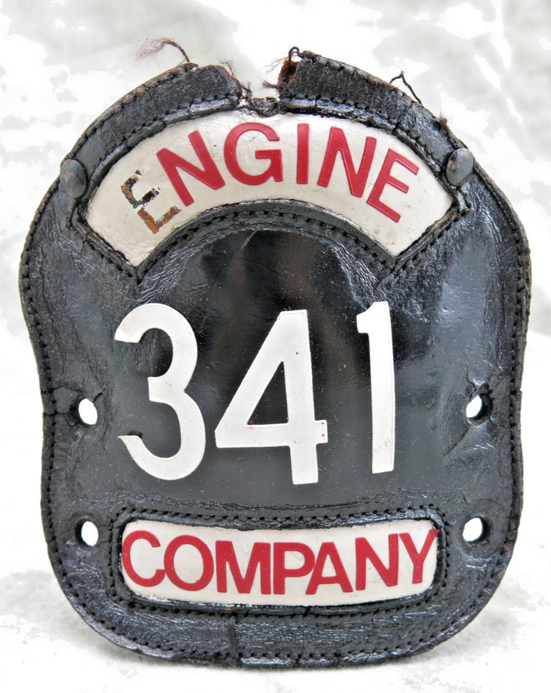 Vintage Fire Helmet Shield Leather Fire Helmet Shield Fire Dept Firefighter