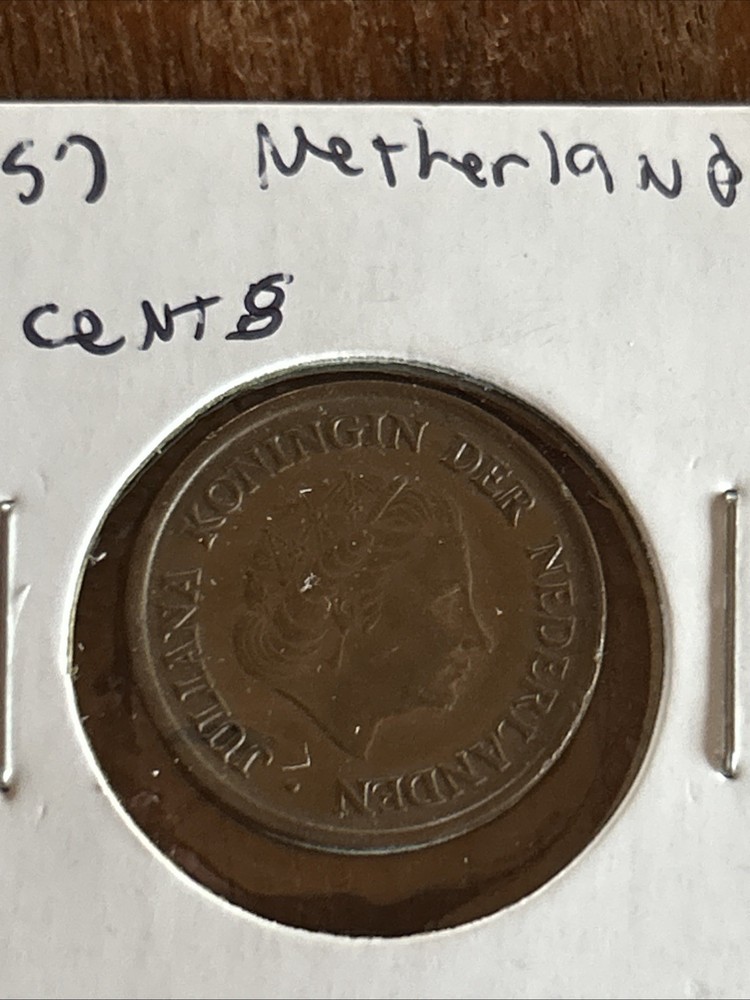 2 1957 Netherlands 5 Cent
