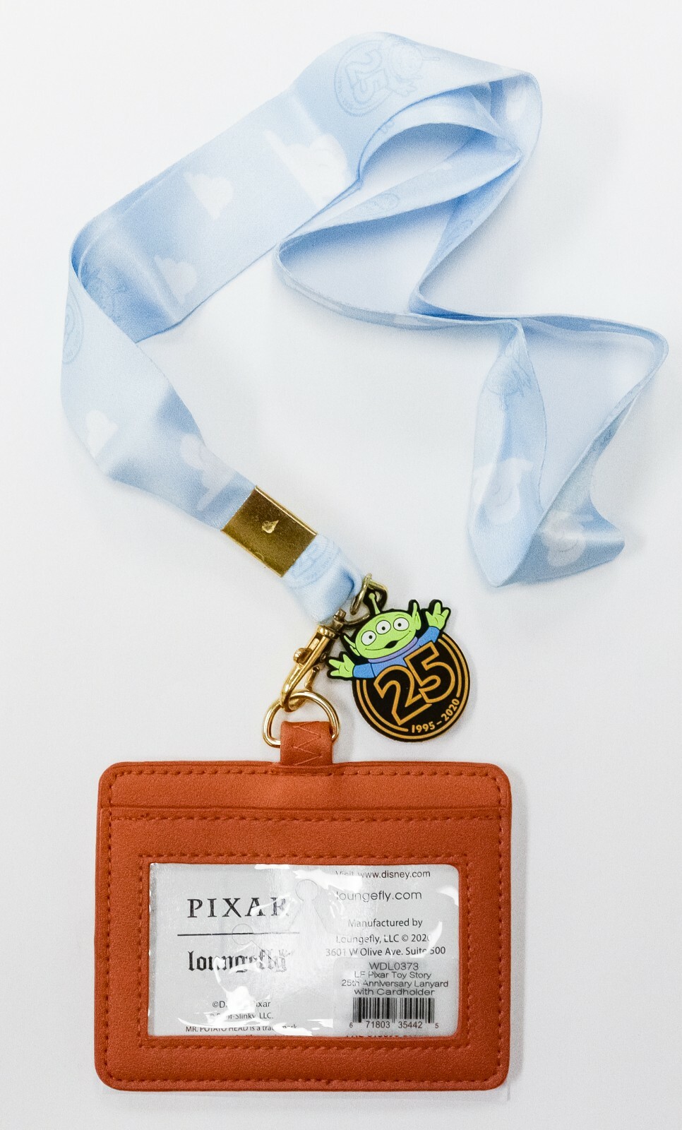 Pixar Disney Loungefly Toy Story 25th Anniversary Lanyard with Cardholder