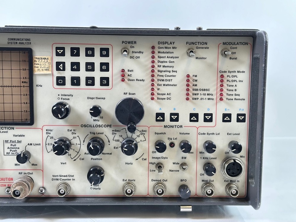 Motorola R2008D Communications System Analyzer
