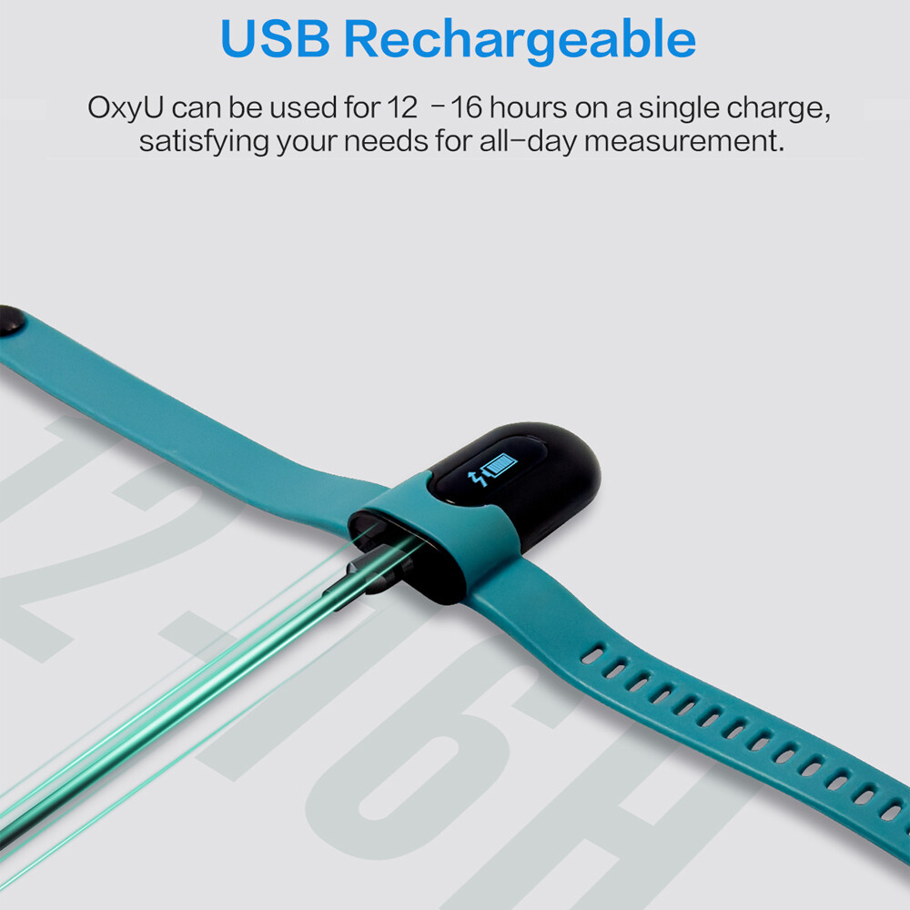 Wellue SleepU Oximeter Continuous Tracking Heart Rate Blood Oxygen Saturation