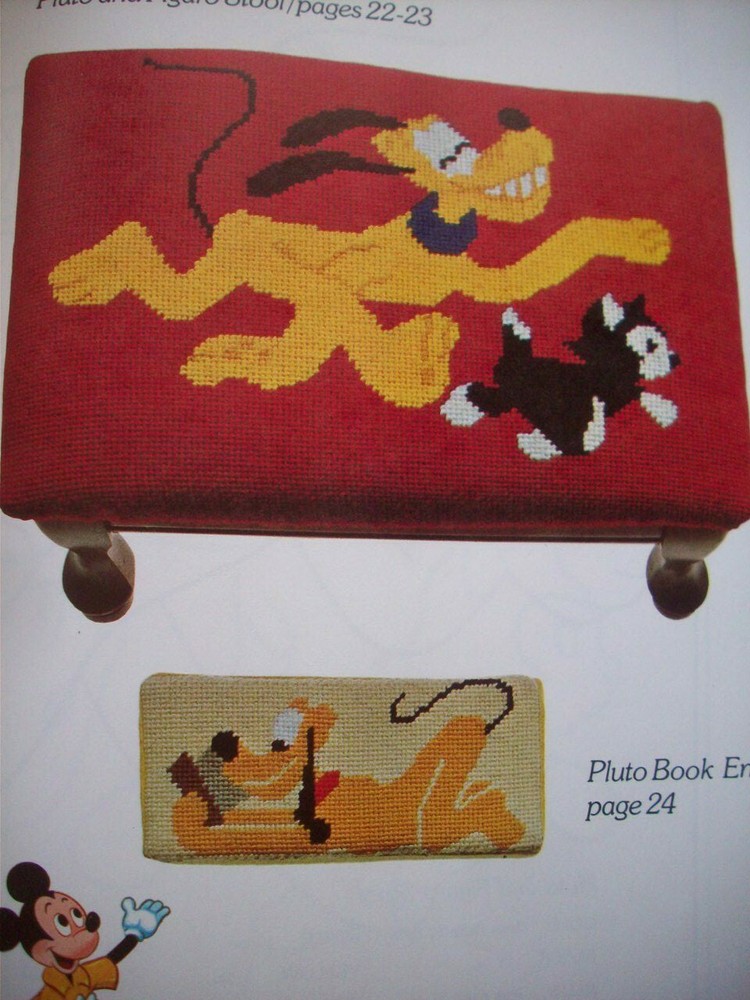 Walt Disney Mickey Mouse characters Needlepoint craft patterns