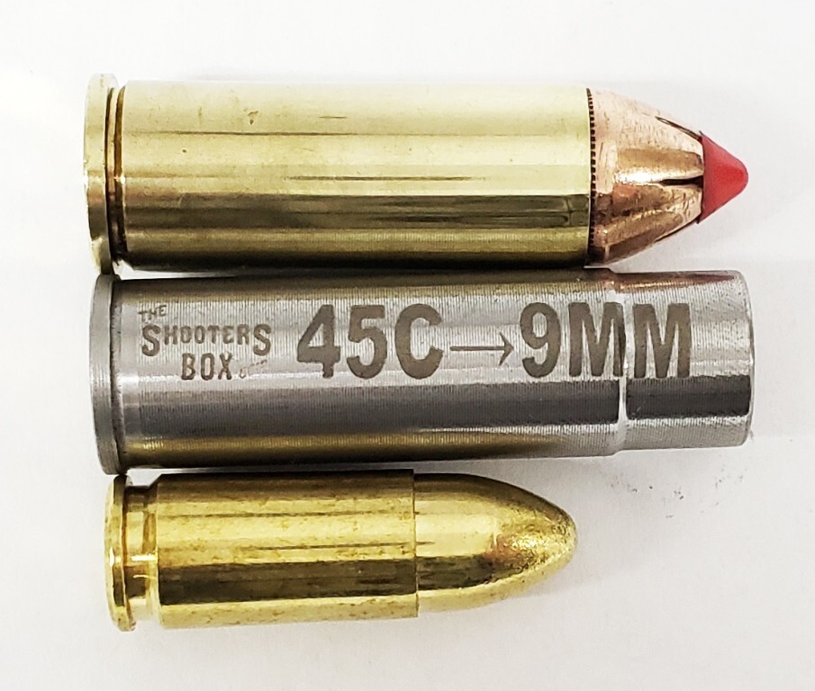 45 COLT/454 CASULL/460S&W to 9MM - Chamber Reducer/Adapter - Set of 5 USA MADE