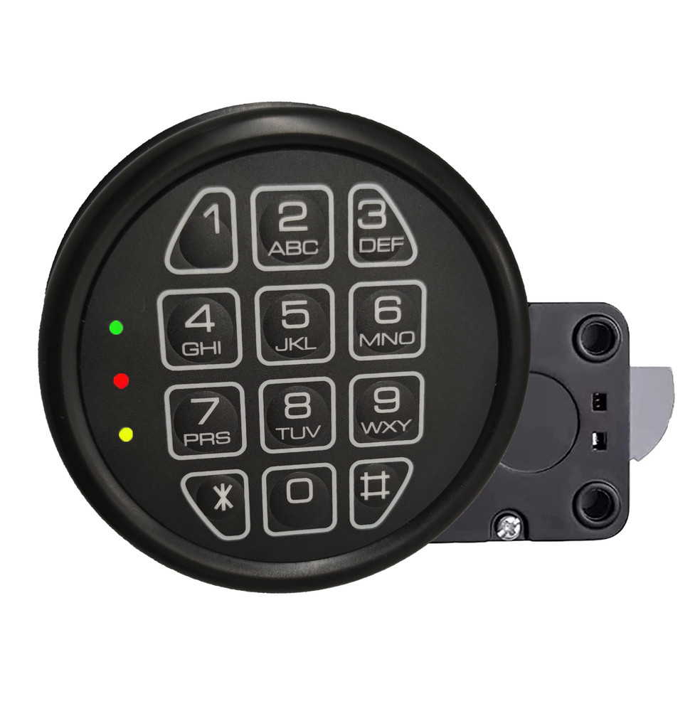 Gun Safe Lock Replacement Black Keypad Electronic Swing Bolt Lock
