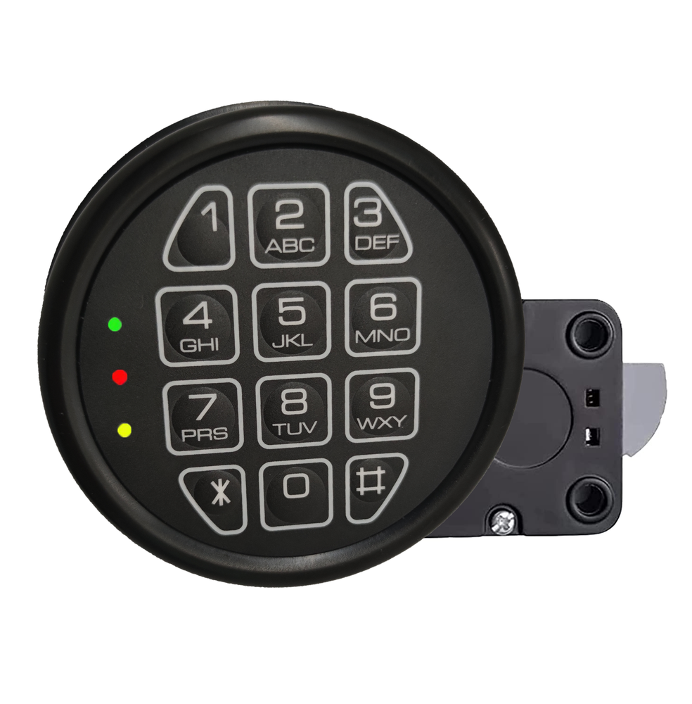 Gun Safe Lock Replacement Black Keypad Electronic Swing Bolt Lock