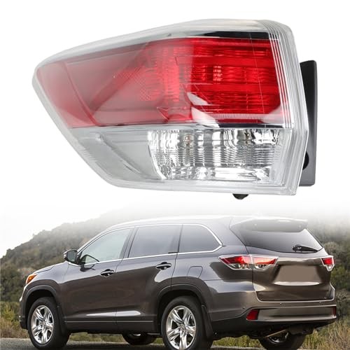 Driver Side Outer Tail Light Replacement for Highlander 2014 2015 Left Side