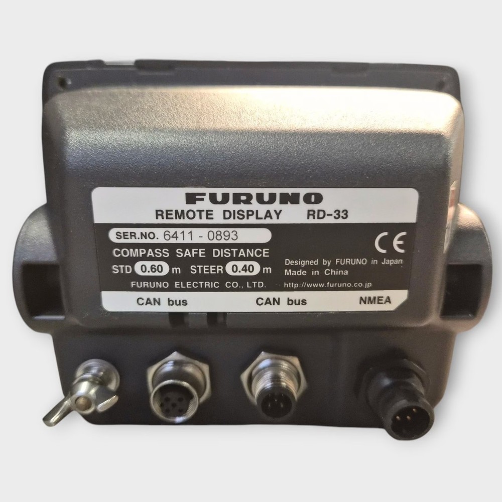 Furuno ~ RD-33 NMEA2000 Data Organizer Display w/ 2m N2k Drop Cable Fully Tested