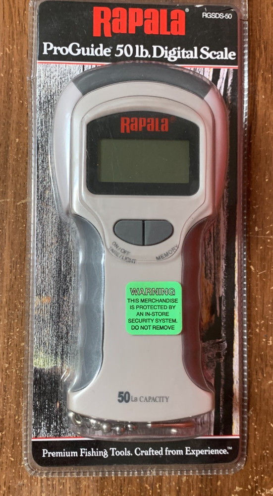 Rapala ProGuide 50lb Digital Scale NOS FS