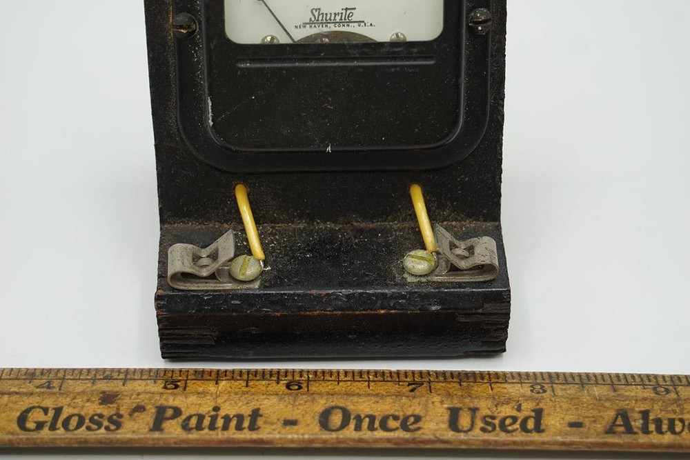 Shurite D.C. Amperes Ammeter 0-1