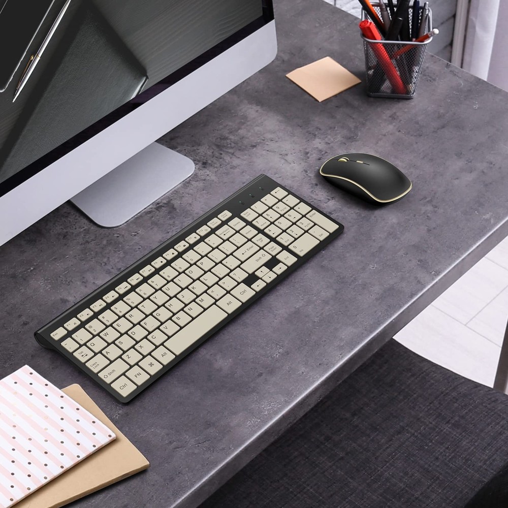 JOYACCESS Silent Wireless Mouse, Portable USB Mouse with 5 Adjustable DPI Levels