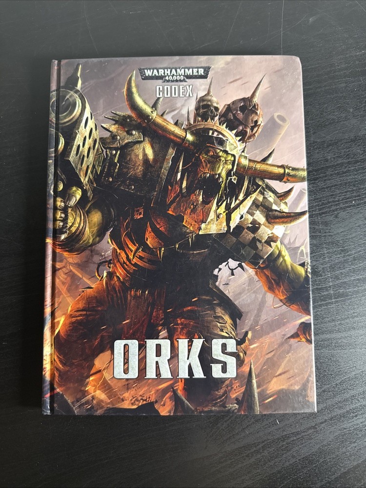 WARHAMMER 40K 40000 CODEX ORKS HARDCOVER BOOK 2018