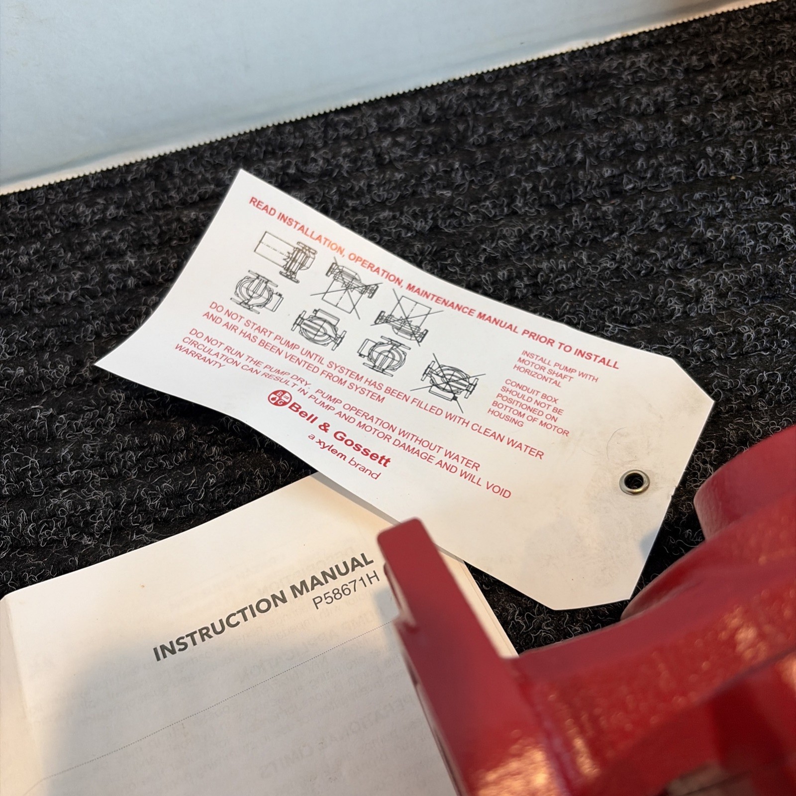 Bell & Gossett 103251 1/25 HP, NRF-22 Red Fox Circulator Pump - NEW