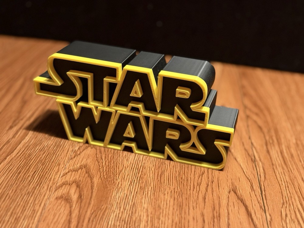3D Printed STAR WARS Logo