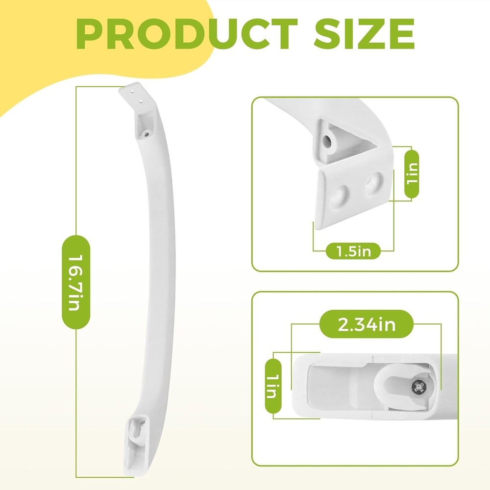 Refrigerator Door Handle Replacement Fits Various Models Durable and Reliable