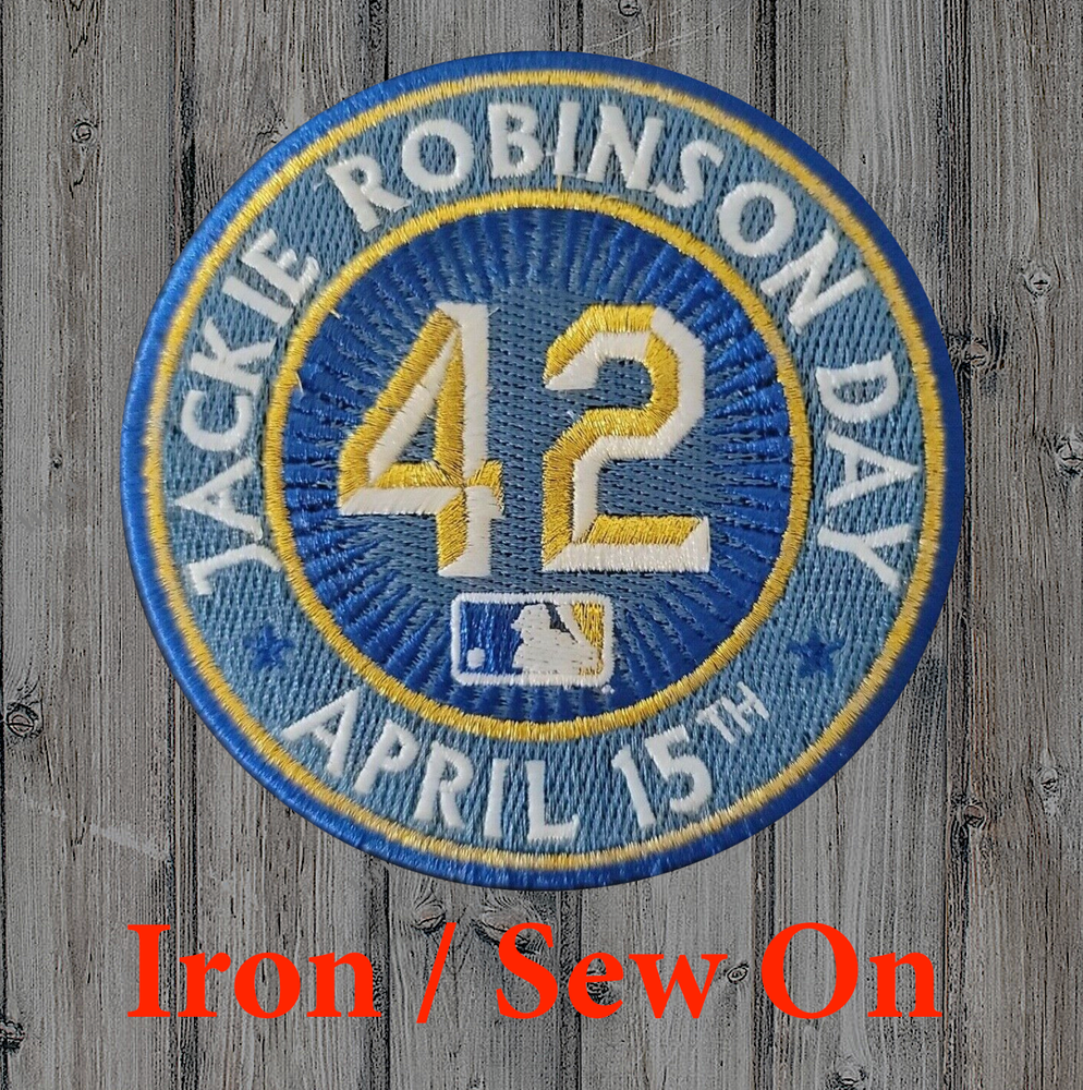 Jackie Robinson Patch April 15th Baseball Jersey Patch Jackie Robinson Day Patch