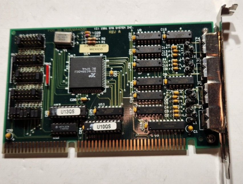 STB Systems 4-Port Serial ISA Contro