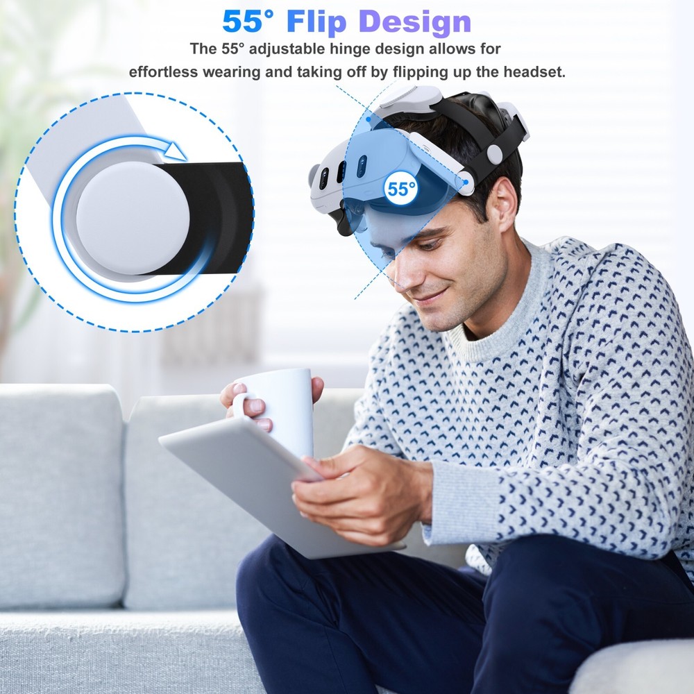 VR Headset Strap For Meta Quest 3/Quest 2 Accessories,Elite Strap Replacement US