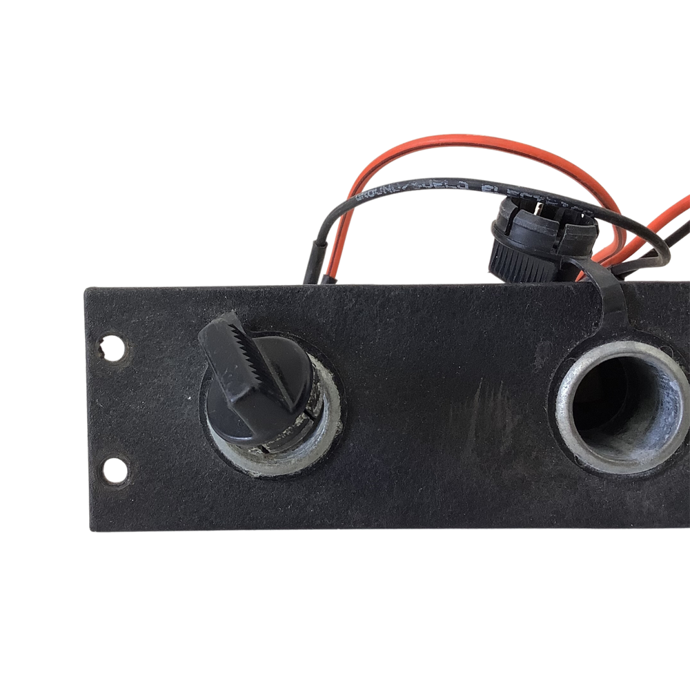 Police Center Console 12 Volt Multi Socket Hardwired Outlet w/ Socket Covers #1