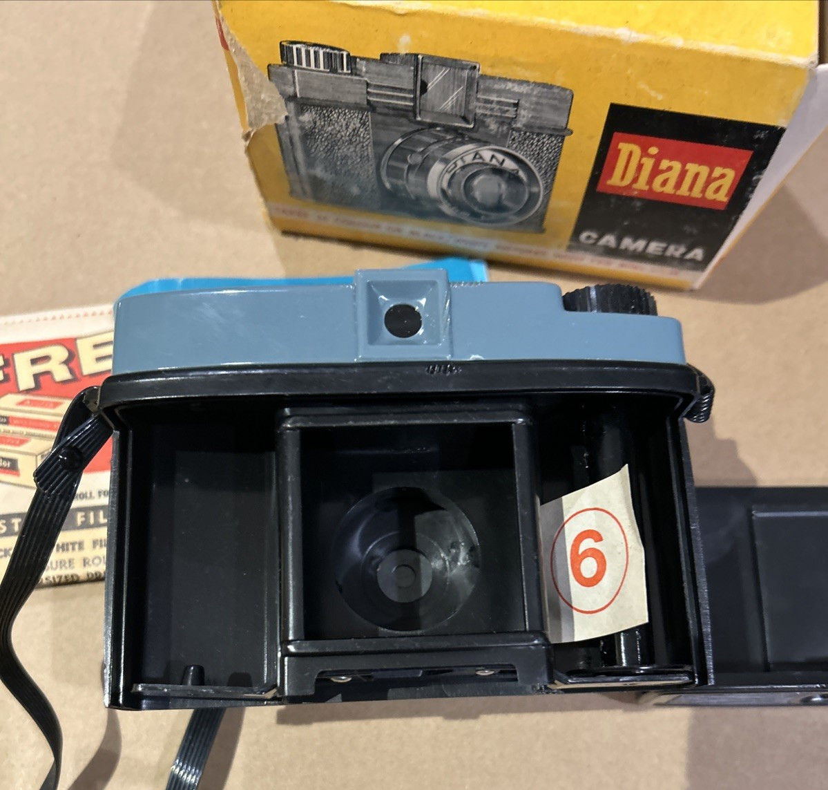 Vintage 1960's Diana Camera No. 151 Black & White Film, Manual Included - BOXED!