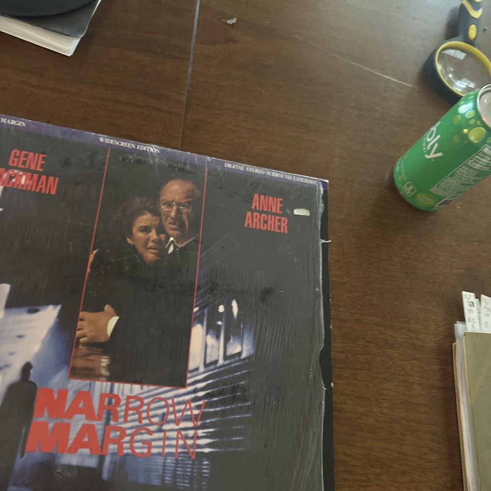 Narrow Margin (Laserdisc, 1991) Gene Hackman Suspense Thriller