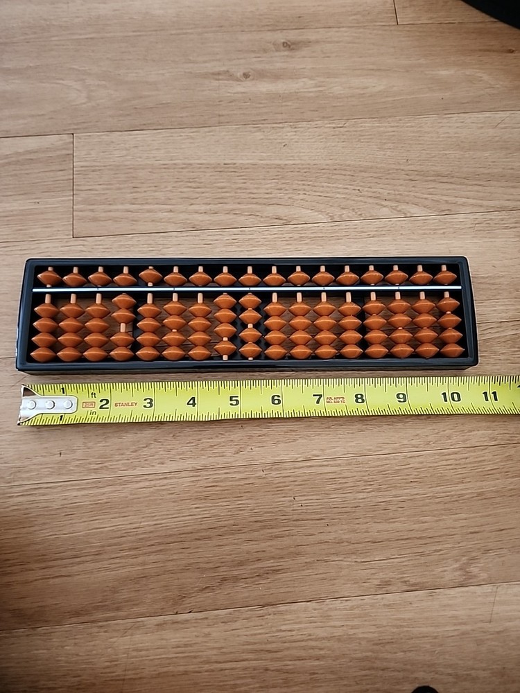 Japanese Portable 23 Column Abacus Arithmetic Soroban School Math Learning Tool