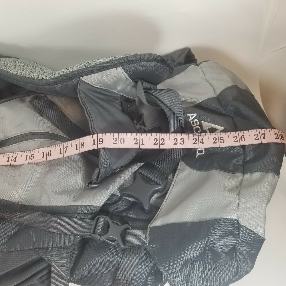 Auth ASCEND MS3300 Grey Nylon Hydration Hiking Trail Pack Backpack