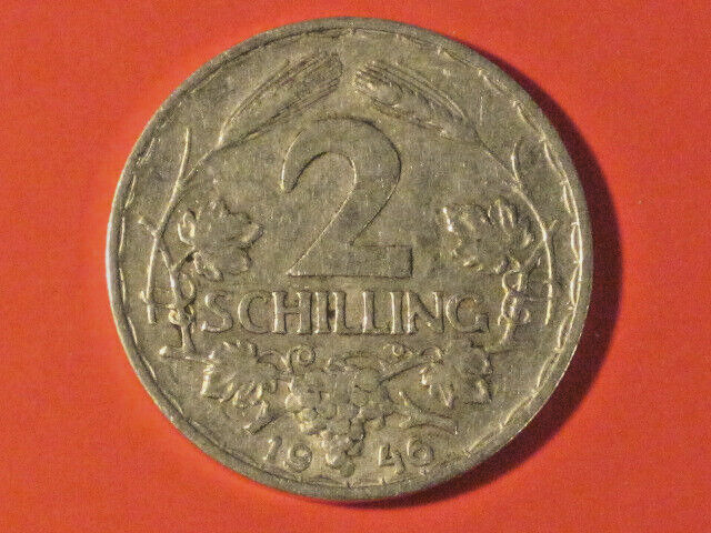 1946  2 Schilling - Austria  KM# 2872