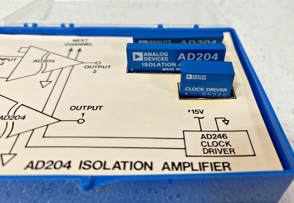Analog Devices AD204 Isolation Aplifiers w/ Clock Driver 8524S