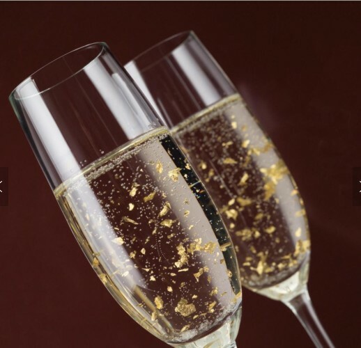 LumenGold Pure 24K pure Edible Gold leaf sheets LARGE 8 x 8 cm, 25 Sheets