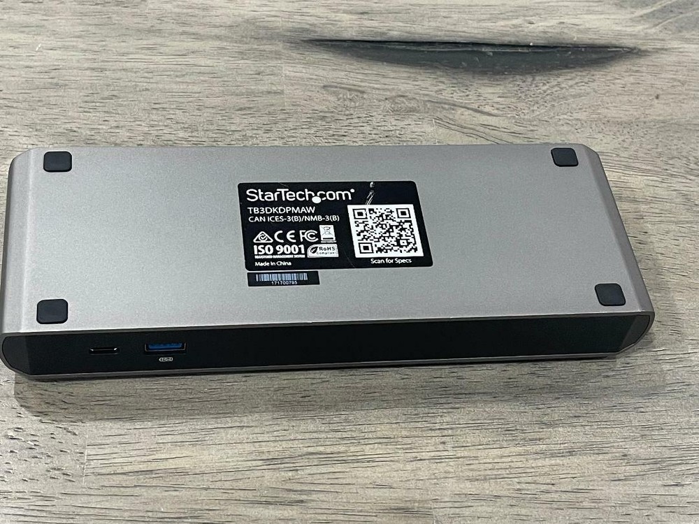 StarTech TB3DKDPMAW Docking Station with 4K without
