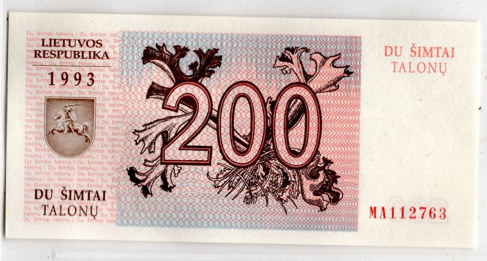 Balkin States: Lithuania 200 Talons 1993