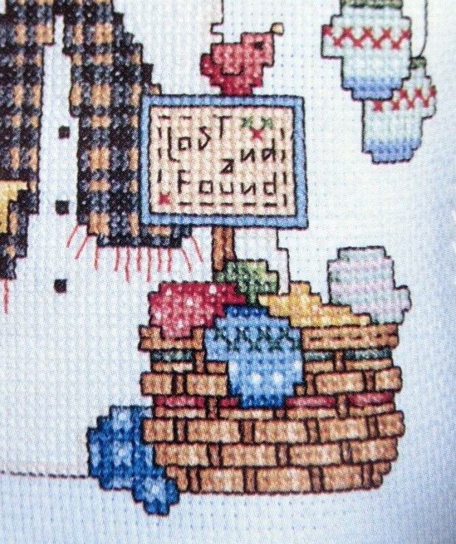 Patchwork Snowman Pals Assorted Christmas Greetings CROSS STITCH PATTERNS
