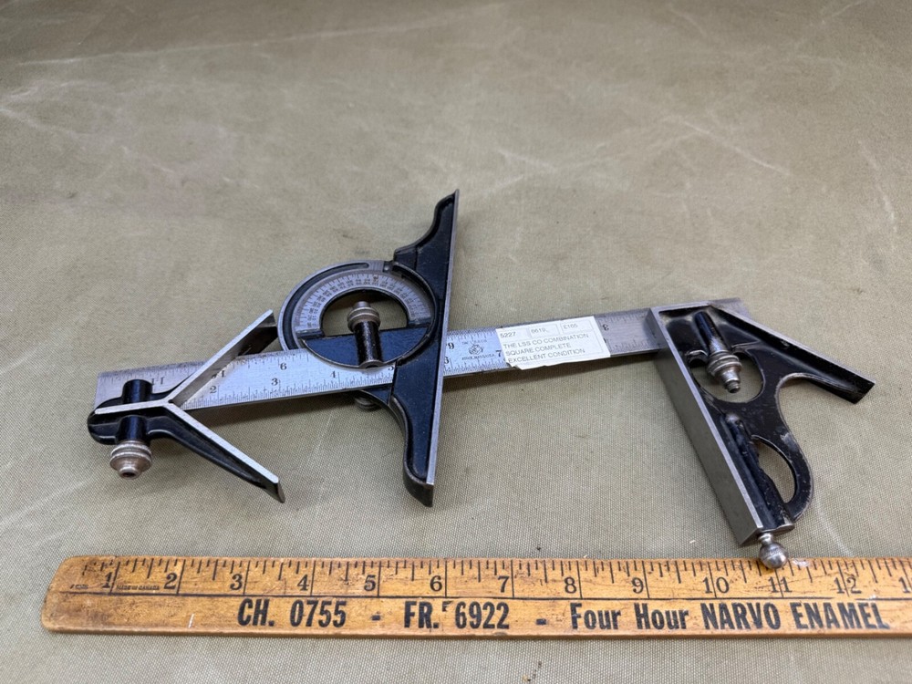 THE LSS CO COMBINATION SQUARE COMPLETE EXCELLENT CONDITION