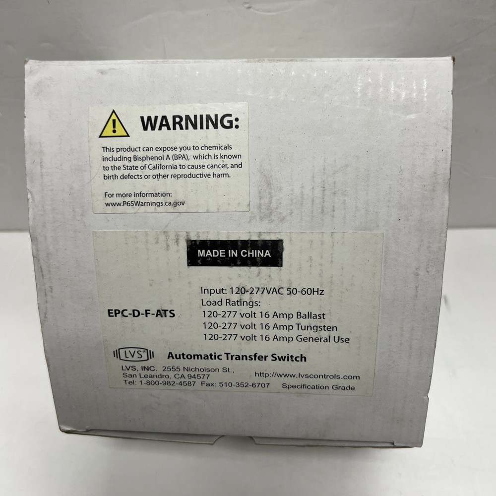Myers Automatic Transfer Switch  EPC-D-F-ATS